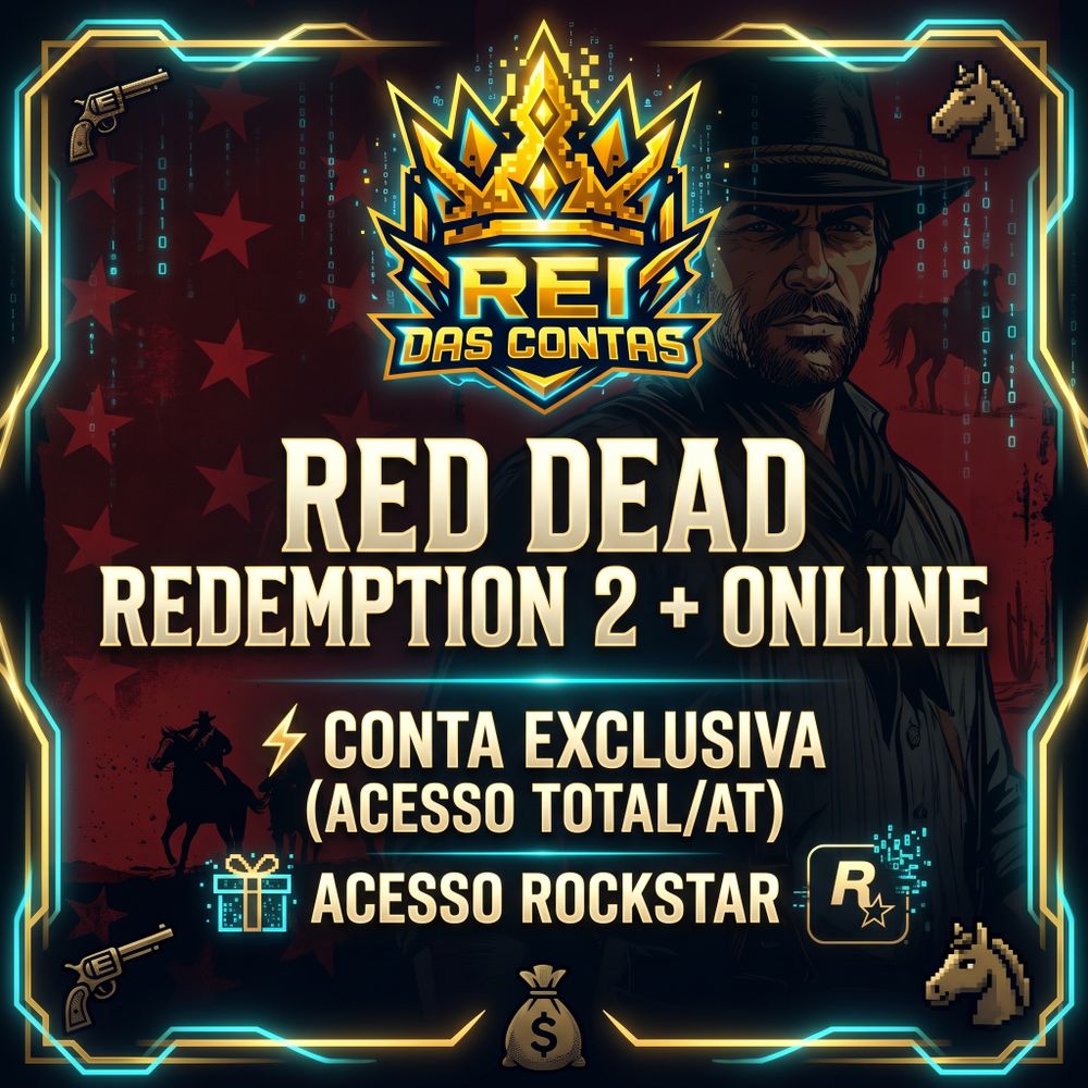 RED DEAD REDEMPTION 2 + ONLINE CONTA EXCLUSIVA (ACESSO TOTAL/FA)