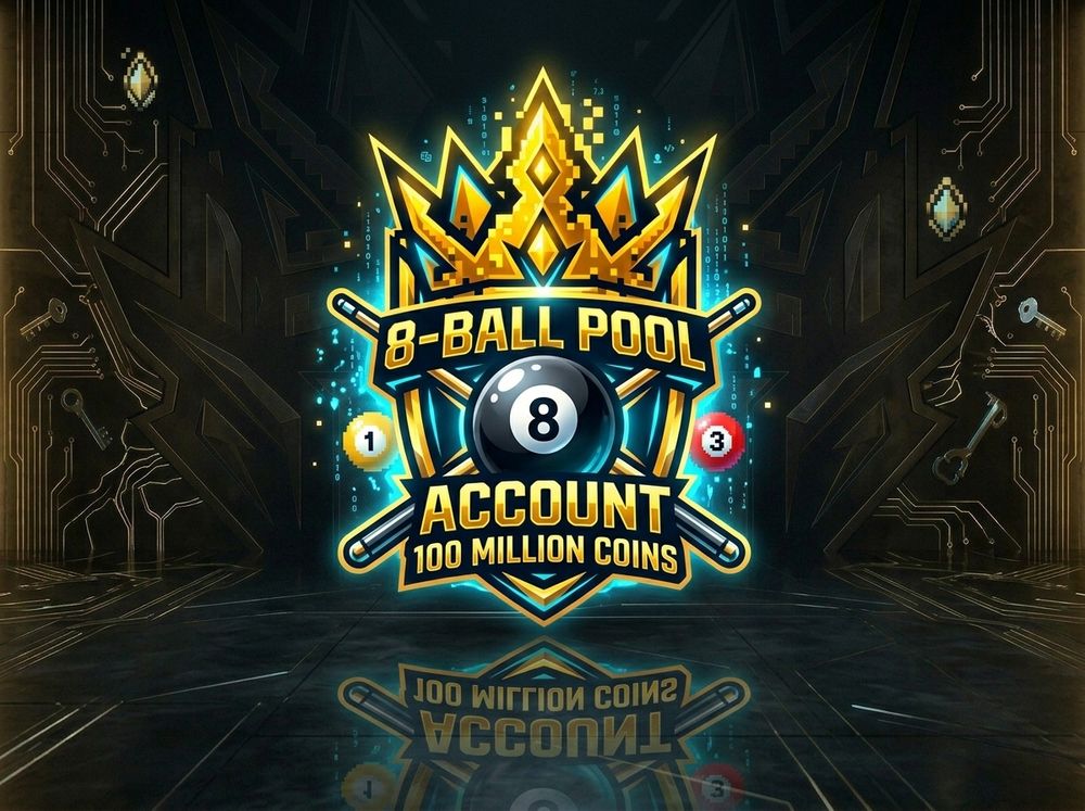 CONTA 8 BALL POOL | 100 MILHÕES DE FICHAS (COINS)