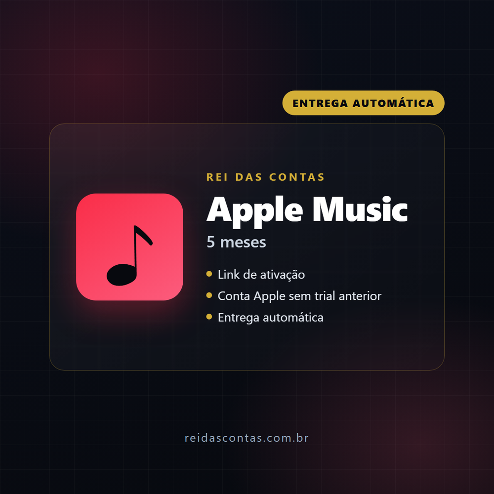 Apple Music - 5 meses (link de ativação)