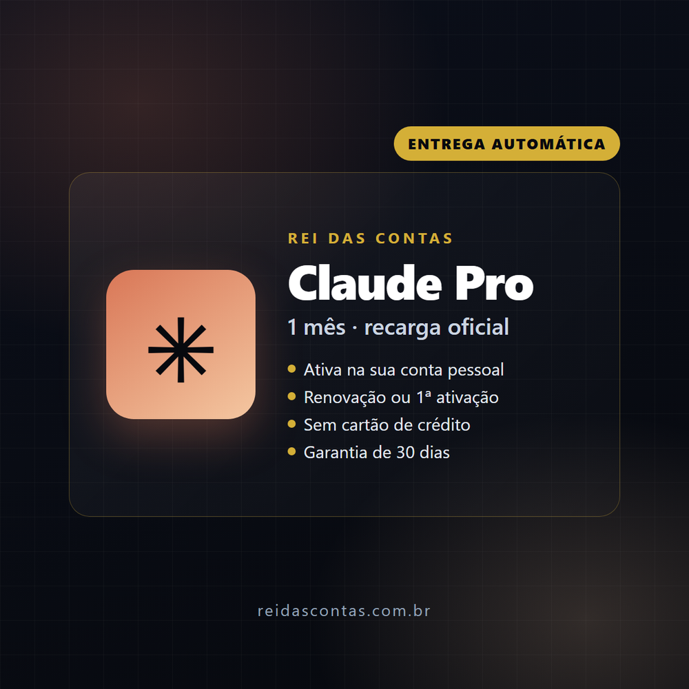 Claude Pro 1 Month official recharge (Sub-Warranty)