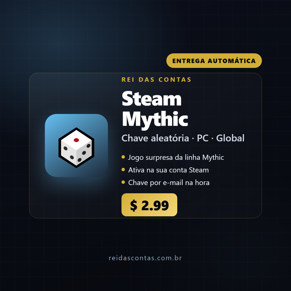 Chave Steam Aleatória Mythic (PC) | Global