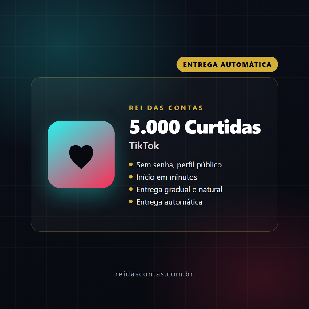 5.000 Curtidas TikTok
