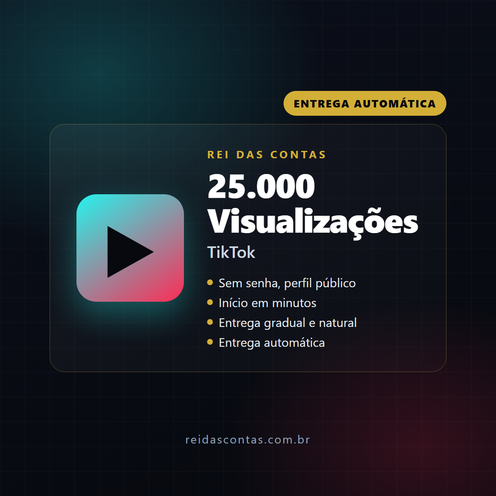 25.000 Visualizações TikTok